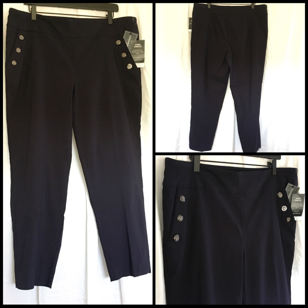 NWT XL Navy Super Stretch Pants